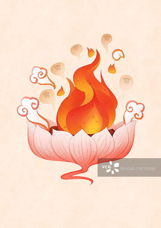 年俗正月初六无字版图片素材