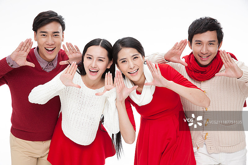 时尚的青年人呼喊图片素材