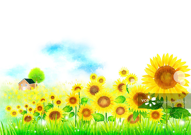 自然插画图片素材