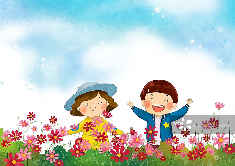 秋天的插图图片素材