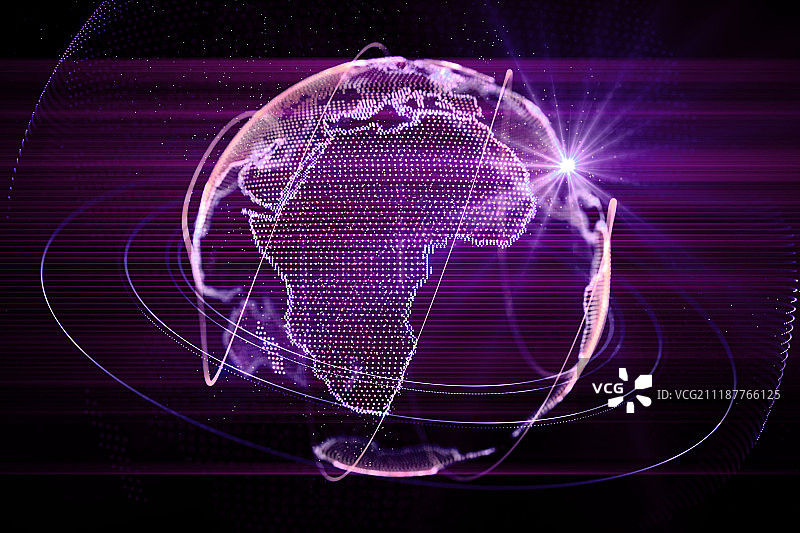 全息地球图片素材