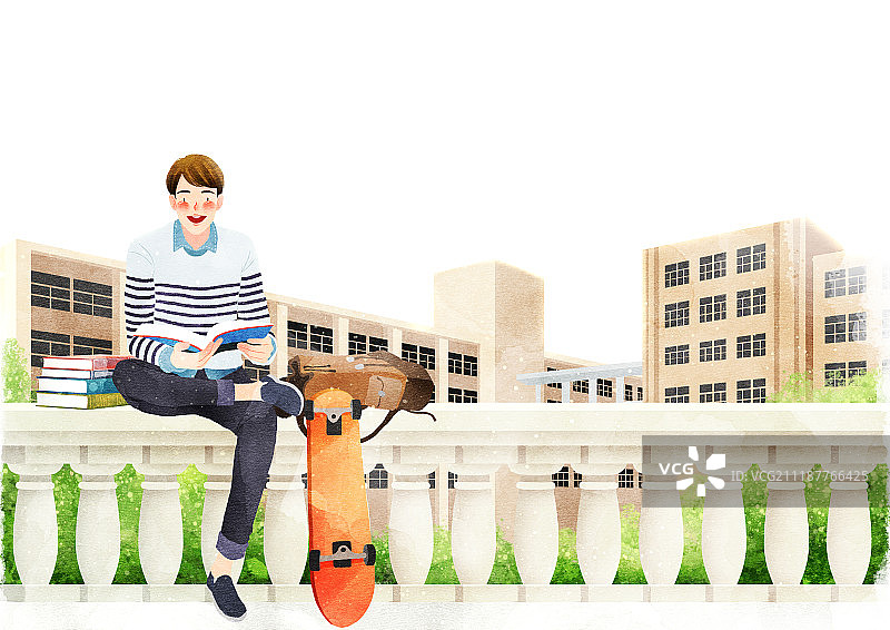 学业能力测试插图图片素材