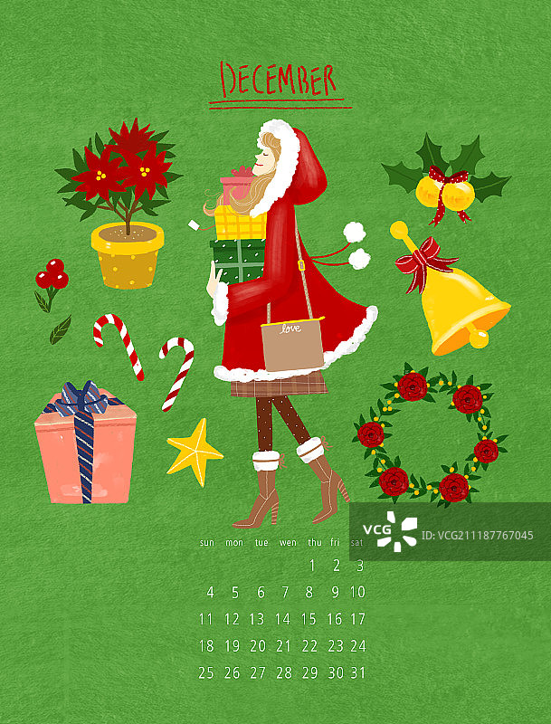 日历，日历日期，插图图片素材