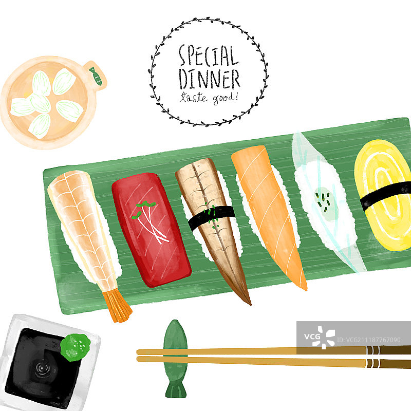 烹饪美食：俯视角度图片素材