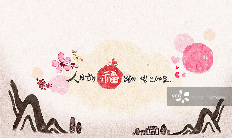 传统插画图片素材