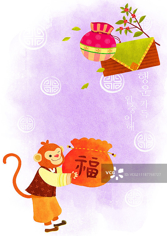 2016韩国传统插画图片素材