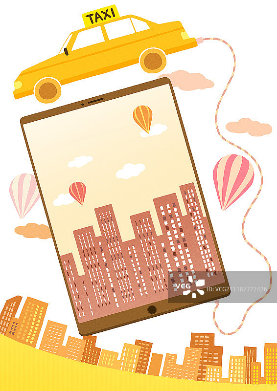 出租车、智能手机、公共交通、应用程序图片素材
