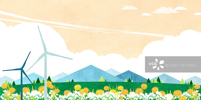 春季景观背景图片素材