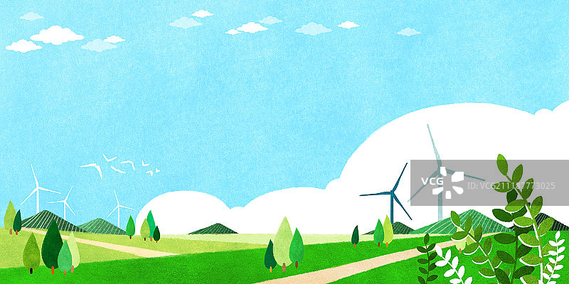 春季景观背景图片素材