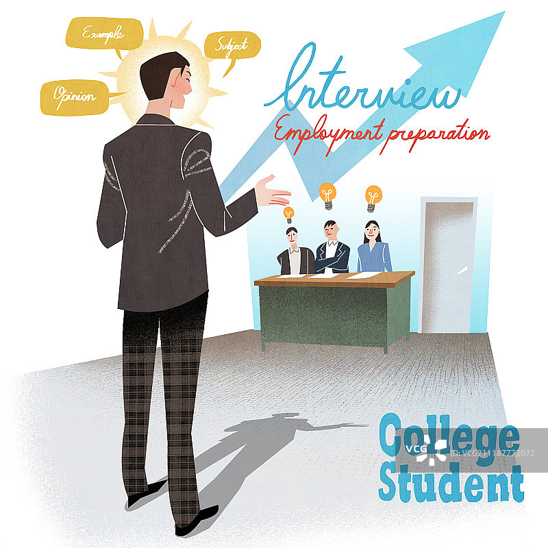 大学生插画图片素材