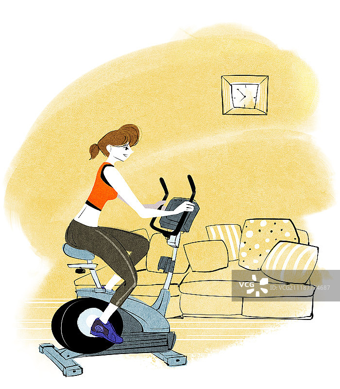 医疗保健妇女体育健康图片素材