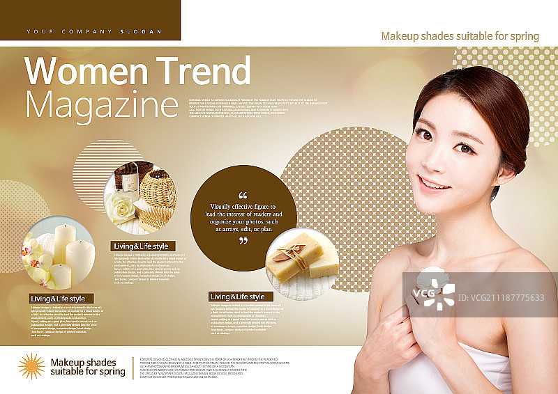 时尚女性杂志图片素材