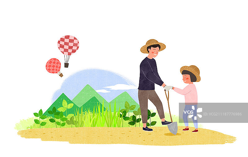 农舍产品生活方式插画图片素材