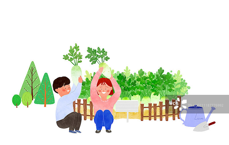 农舍产品生活方式插画图片素材