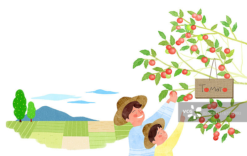 农舍产品生活方式插画图片素材