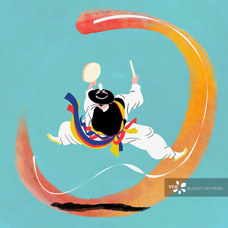 表演艺术四物农乐传统文化传统舞蹈韩国文化图片素材