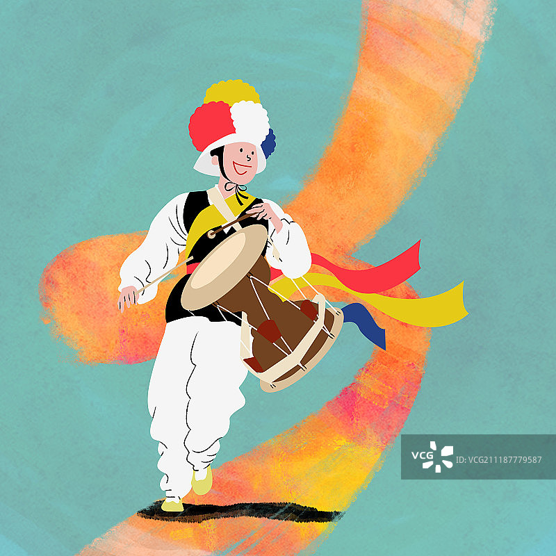 表演艺术四物农乐传统文化传统舞蹈韩国文化图片素材