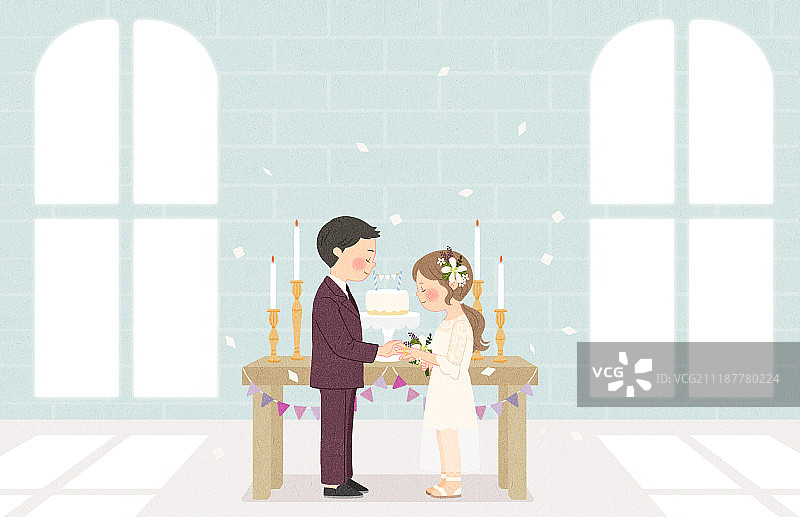 婚姻，小型婚礼，婚礼，爱图片素材