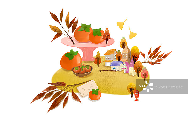 故事小镇，村庄图片素材