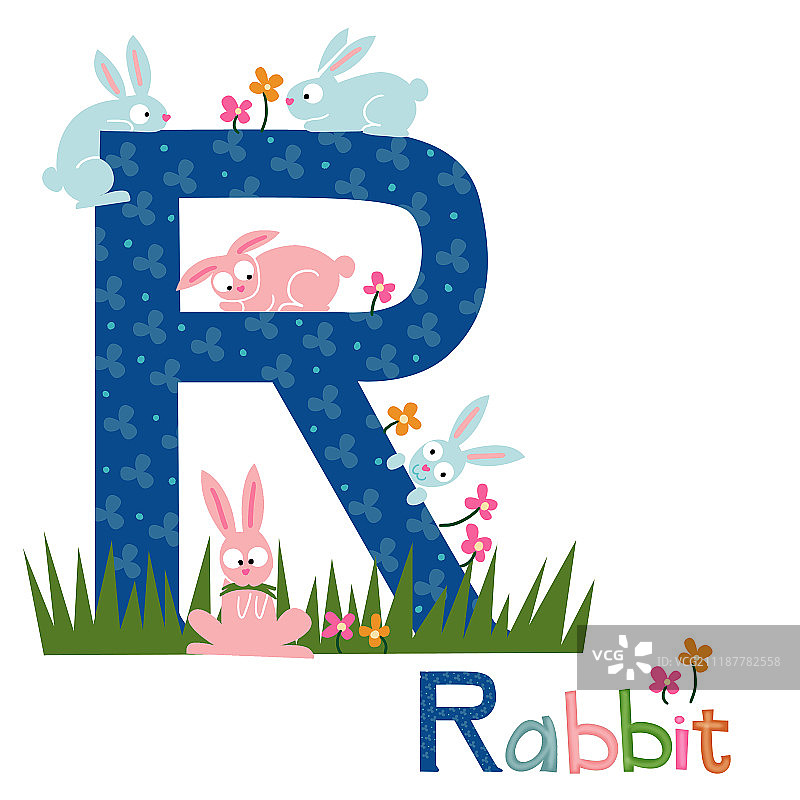 字母Play插画图片素材