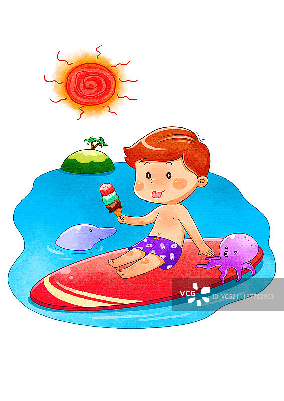 夏天的故事图片素材