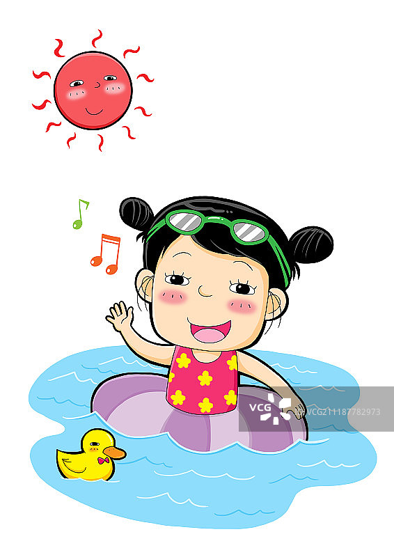 人物体验旅行插画图片素材