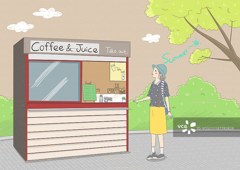 夏天的故事图片素材