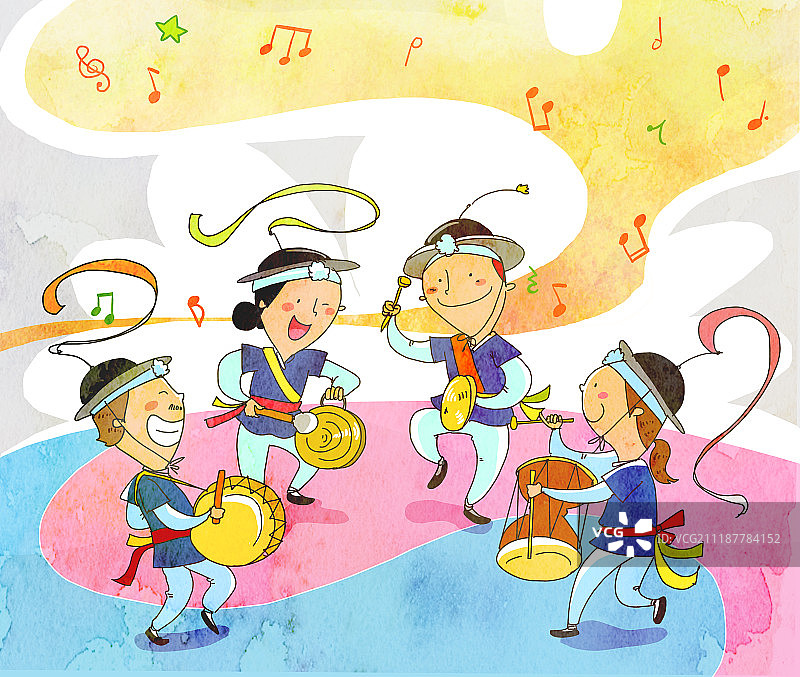 音乐插画图片素材