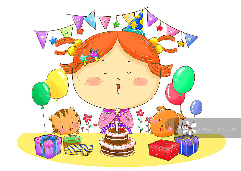 儿童插图图片素材