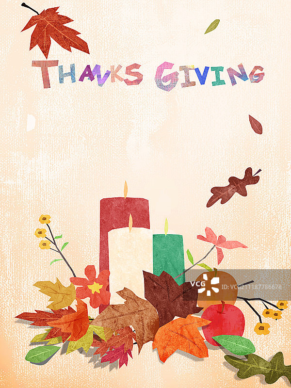 感恩节插画图片素材