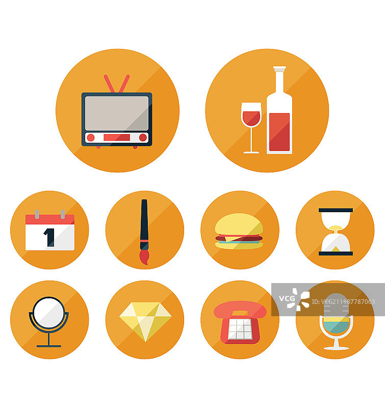 平的图标图片素材