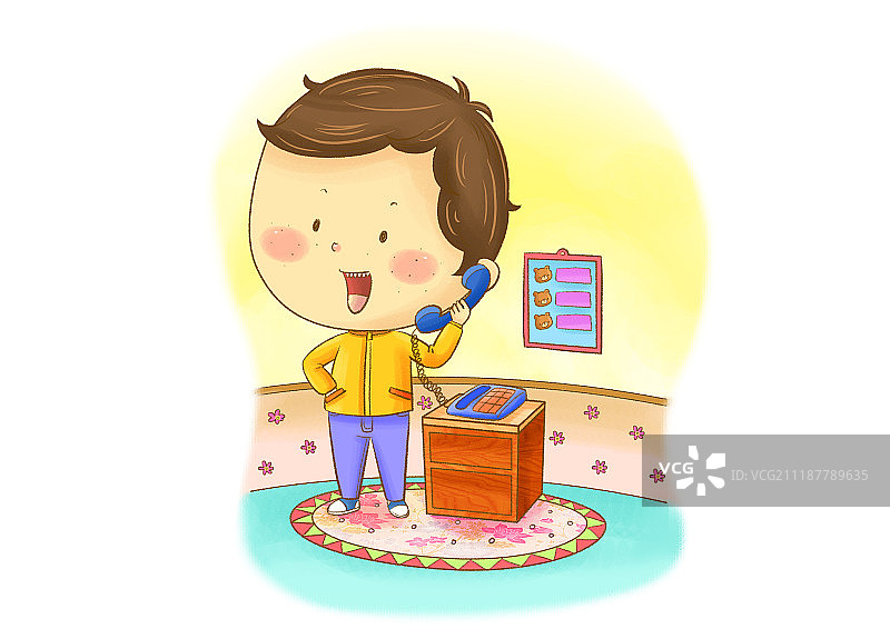 儿童插图图片素材