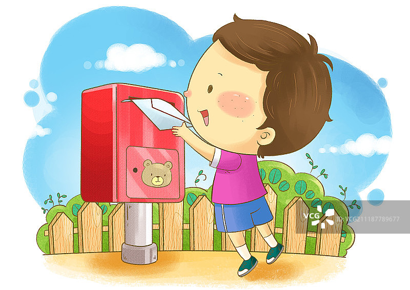 儿童插图图片素材