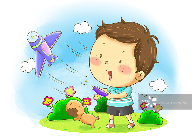 儿童插图图片素材