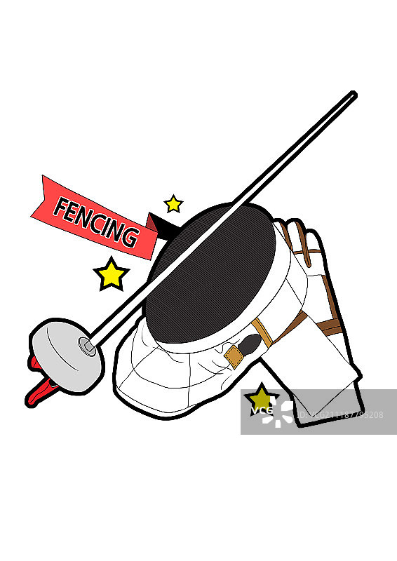 运动器材插画图片素材