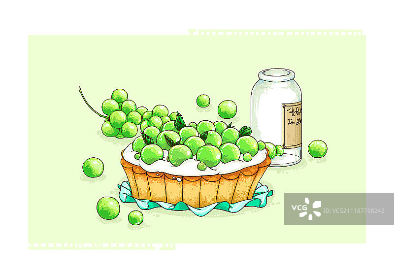 甜点插画图片素材