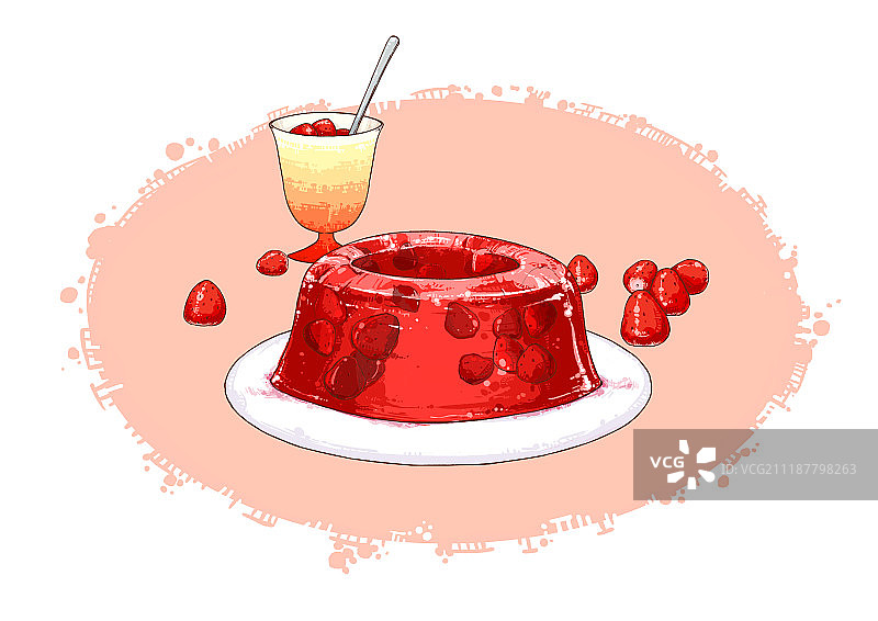 甜点插画图片素材