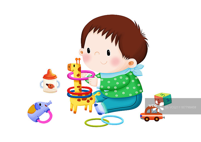 儿童插图图片素材