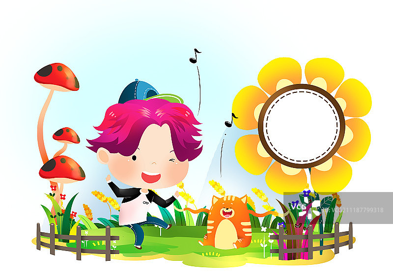 人物插画图片素材