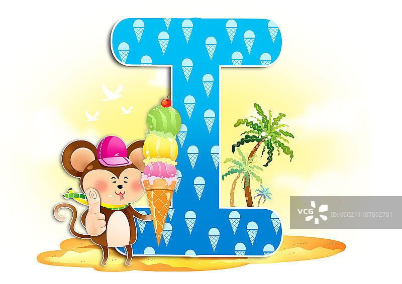 字母说明图片素材