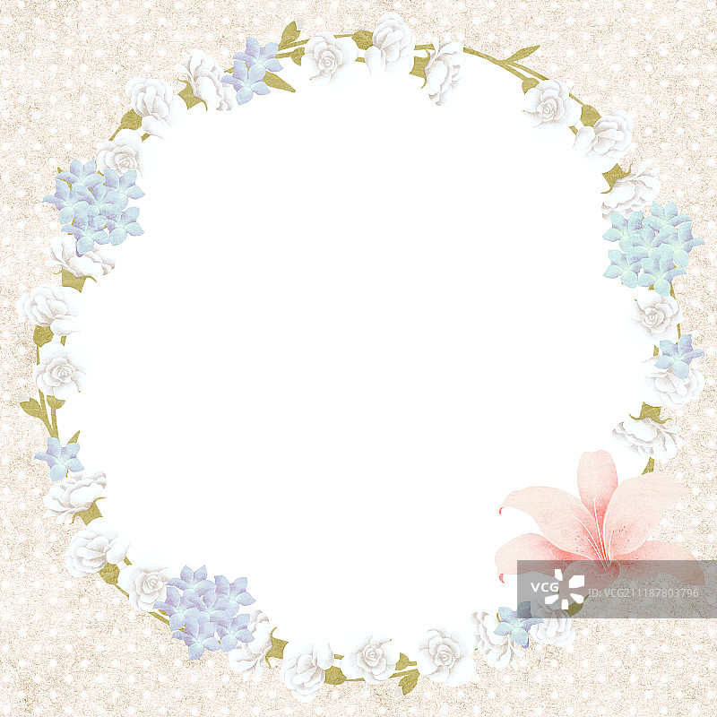 花框架说明图片素材