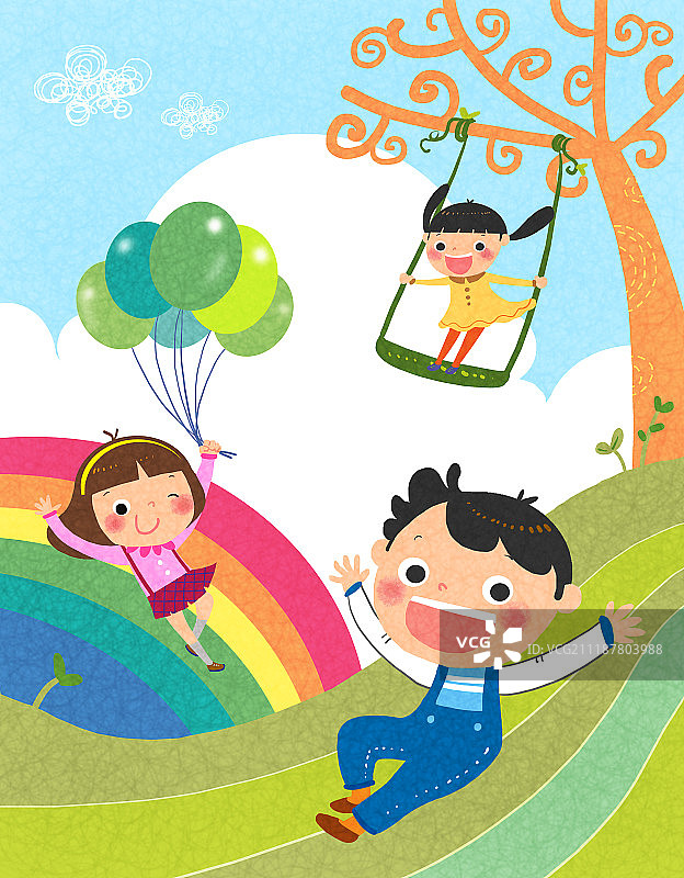 儿童教育插画图片素材