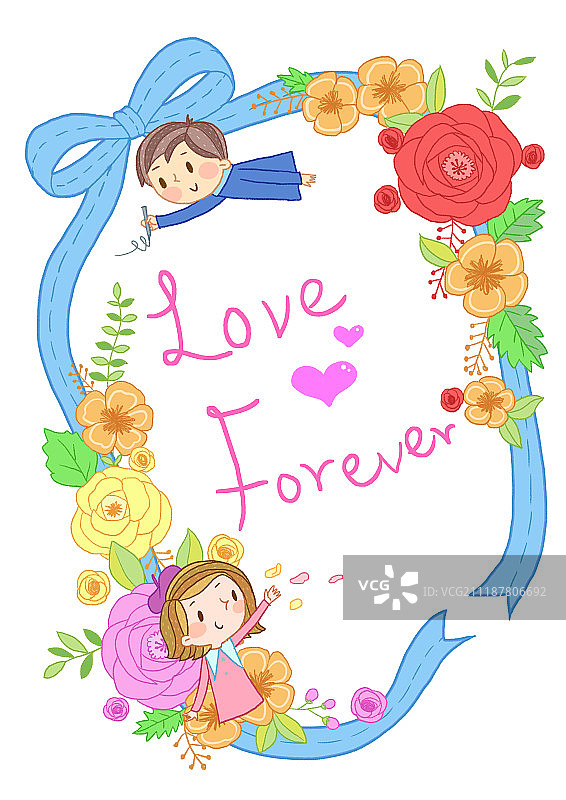 婚礼贺卡图片素材