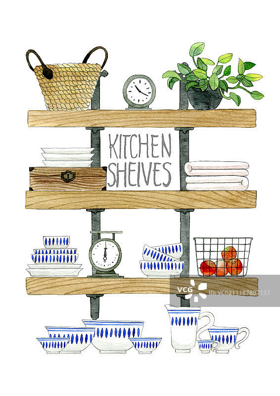 水彩图标图片素材