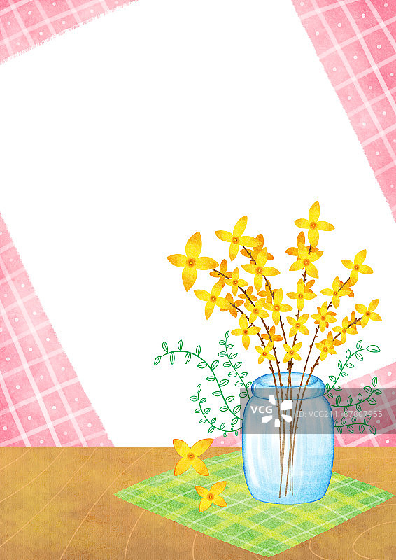 风景自然温暖背景插画图片素材