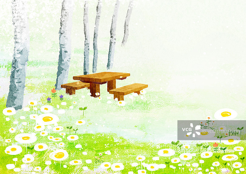 油画插图图片素材