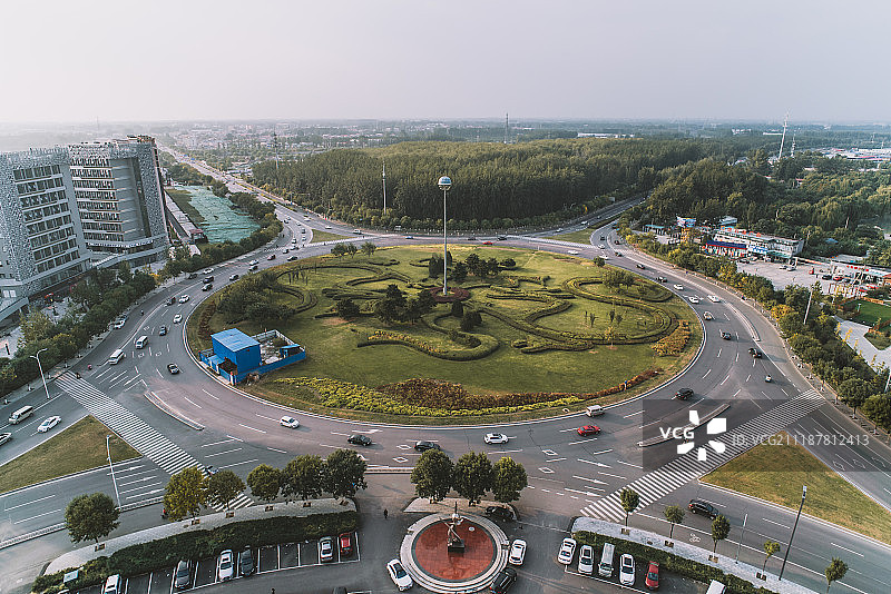 顺义卧龙环岛图片素材