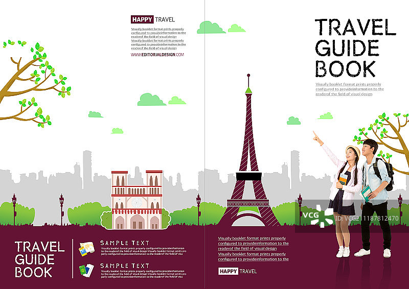 旅行手册图片素材