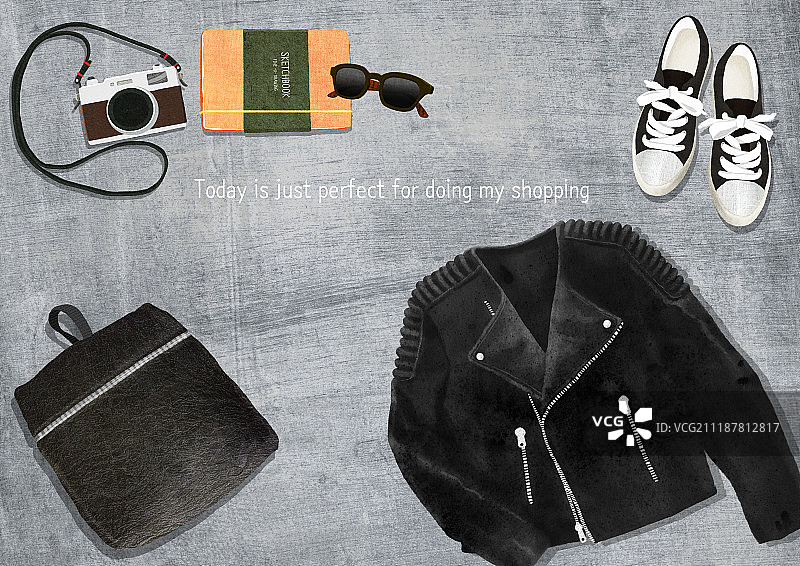 书桌插画图片素材