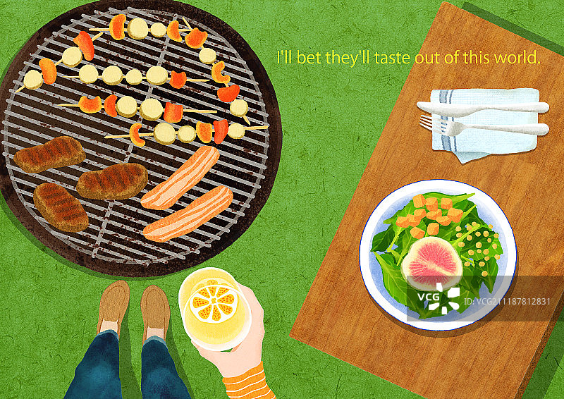 书桌插画图片素材